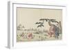 Iris Garden, 1800-1808-Katsushika Hokusai-Framed Giclee Print