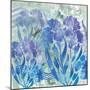 Iris Garden 2-Bee Sturgis-Mounted Art Print