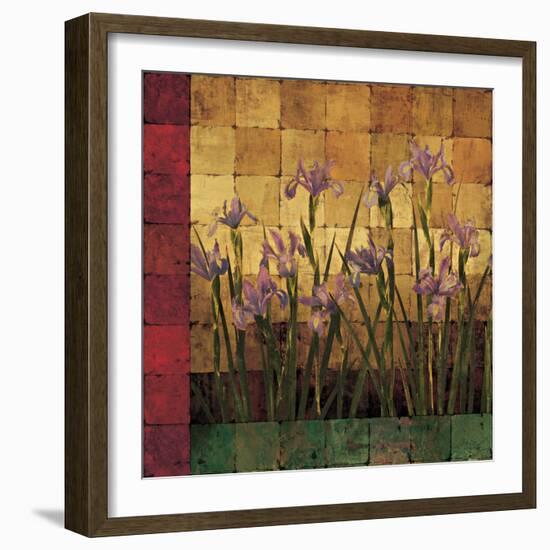 Iris Garden-Marcia Wells-Framed Art Print