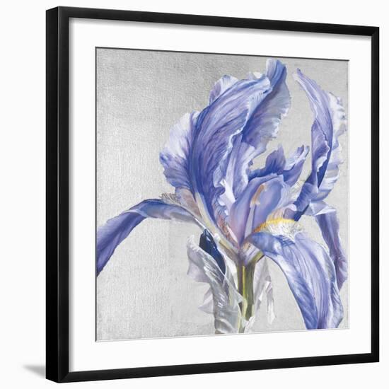 Iris in Argent-Sarah Caswell-Framed Giclee Print