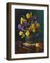 Iris in Cloisonne? Vase-Christopher Pierce-Framed Giclee Print