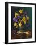 Iris in Cloisonne? Vase-Christopher Pierce-Framed Giclee Print