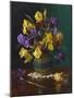 Iris in Cloisonne? Vase-Christopher Pierce-Mounted Giclee Print