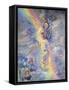 Iris, Keeper Of The Rainbow-Josephine Wall-Framed Stretched Canvas