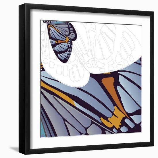 Iris Moth Design-Belen Mena-Framed Giclee Print