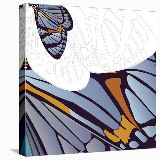 Iris Moth Design-Belen Mena-Stretched Canvas