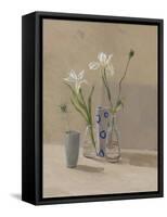 Iris & Nigella-William Packer-Framed Stretched Canvas