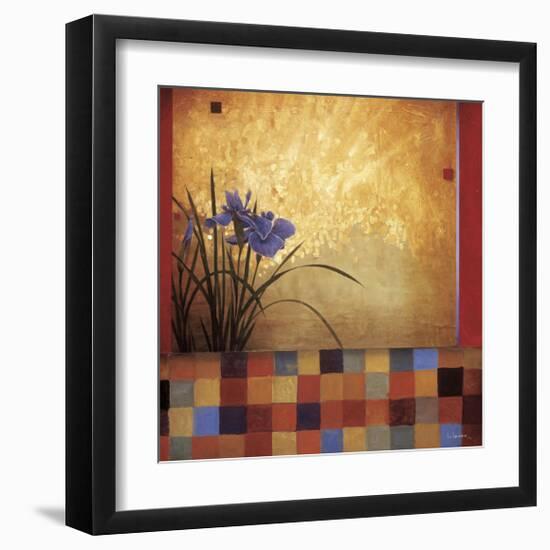 Iris Quilt-Don Li-Leger-Framed Giclee Print