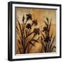 Iris Silhouette I-Erin Lange-Framed Art Print