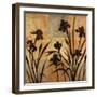 Iris Silhouette II-Erin Lange-Framed Art Print