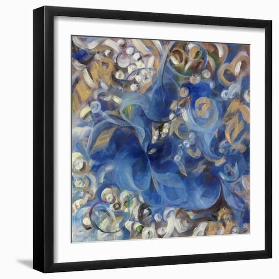 Iris Swirl-li bo-Framed Giclee Print