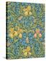 Iris Wallpaper, Paper, England, Late 19th Century-William Morris-Stretched Canvas