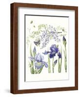 Iris & Wisteria-Janneke Brinkman-Salentijn-Framed Giclee Print