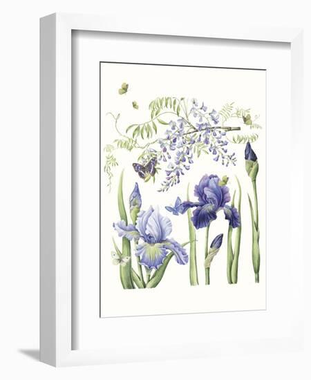 Iris & Wisteria-Janneke Brinkman-Salentijn-Framed Giclee Print