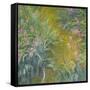 Iris-Claude Monet-Framed Stretched Canvas