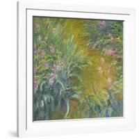 Iris-Claude Monet-Framed Giclee Print