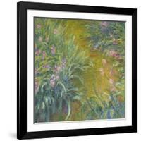 Iris-Claude Monet-Framed Giclee Print