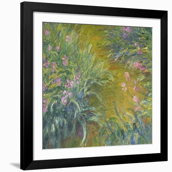 Iris-Claude Monet-Framed Giclee Print