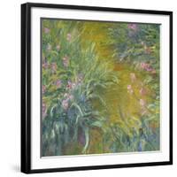 Iris-Claude Monet-Framed Giclee Print