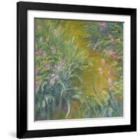 Iris-Claude Monet-Framed Giclee Print