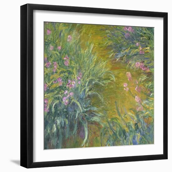 Iris-Claude Monet-Framed Premium Giclee Print