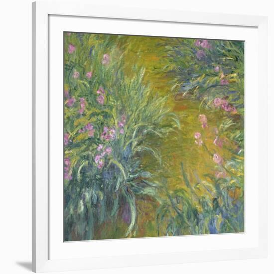 Iris-Claude Monet-Framed Giclee Print