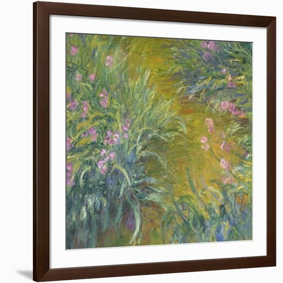 Iris-Claude Monet-Framed Giclee Print