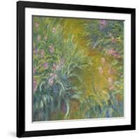 Iris-Claude Monet-Framed Giclee Print