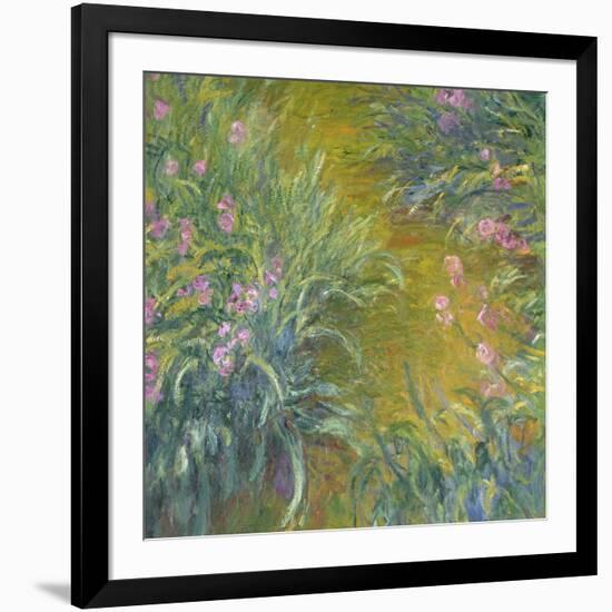 Iris-Claude Monet-Framed Giclee Print