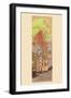 Iris-Alphonse Mucha-Framed Art Print