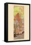 Iris-Alphonse Mucha-Framed Stretched Canvas