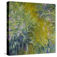 Iris-Claude Monet-Stretched Canvas