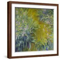 Iris-Claude Monet-Framed Giclee Print