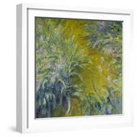 Iris-Claude Monet-Framed Giclee Print