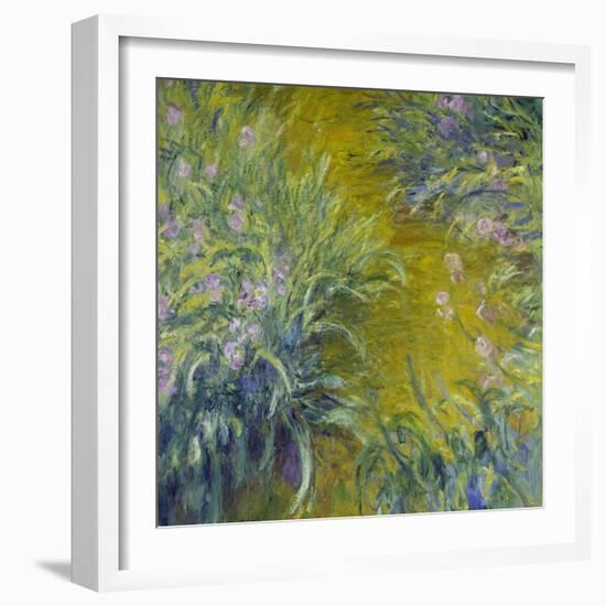 Iris-Claude Monet-Framed Giclee Print