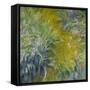 Iris-Claude Monet-Framed Stretched Canvas