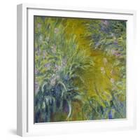 Iris-Claude Monet-Framed Giclee Print