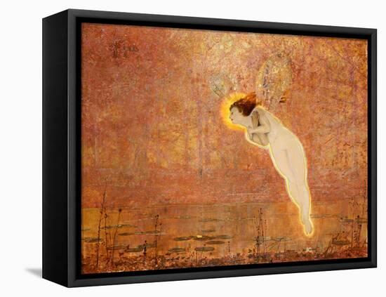 Iris-John Atkinson Grimshaw-Framed Stretched Canvas