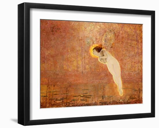 Iris-John Atkinson Grimshaw-Framed Giclee Print