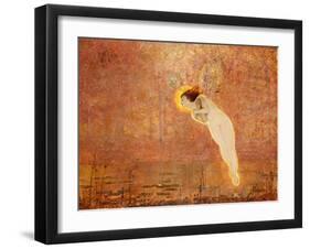 Iris-John Atkinson Grimshaw-Framed Giclee Print