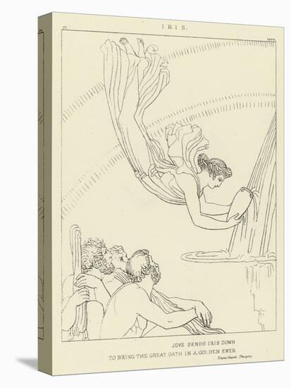 Iris-John Flaxman-Stretched Canvas