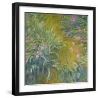 Iris-Claude Monet-Framed Giclee Print