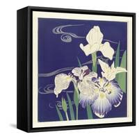 Irises, 1890-1900-Tsukioka Kogyo-Framed Stretched Canvas
