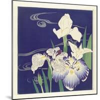 Irises, 1890-1900-Tsukioka Kogyo-Mounted Giclee Print