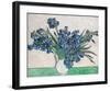 Irises, 1890 (White Vase)-Vincent Van Gogh-Framed Art Print