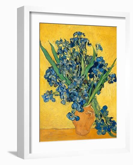 Irises, 1890-Vincent van Gogh-Framed Art Print