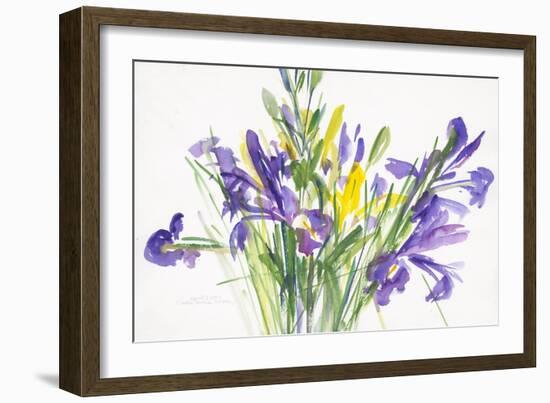 Irises, 1999-Claudia Hutchins-Puechavy-Framed Giclee Print