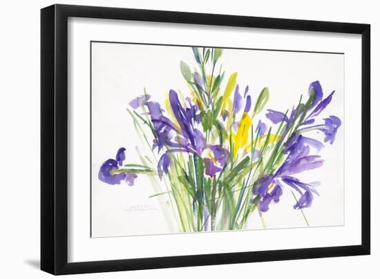 Irises, 1999-Claudia Hutchins-Puechavy-Framed Giclee Print