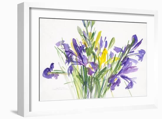 Irises, 1999-Claudia Hutchins-Puechavy-Framed Giclee Print