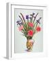 Irises and Berbera in a Dutch Jug-Christopher Ryland-Framed Giclee Print